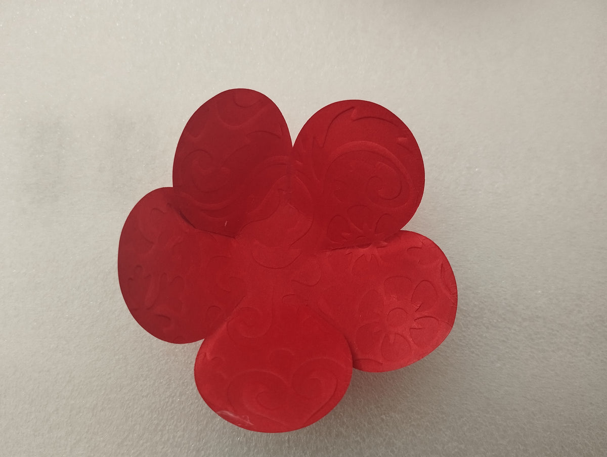 Forminhas Artesanal Flor em papel Texturizado(Alta Gramagem)