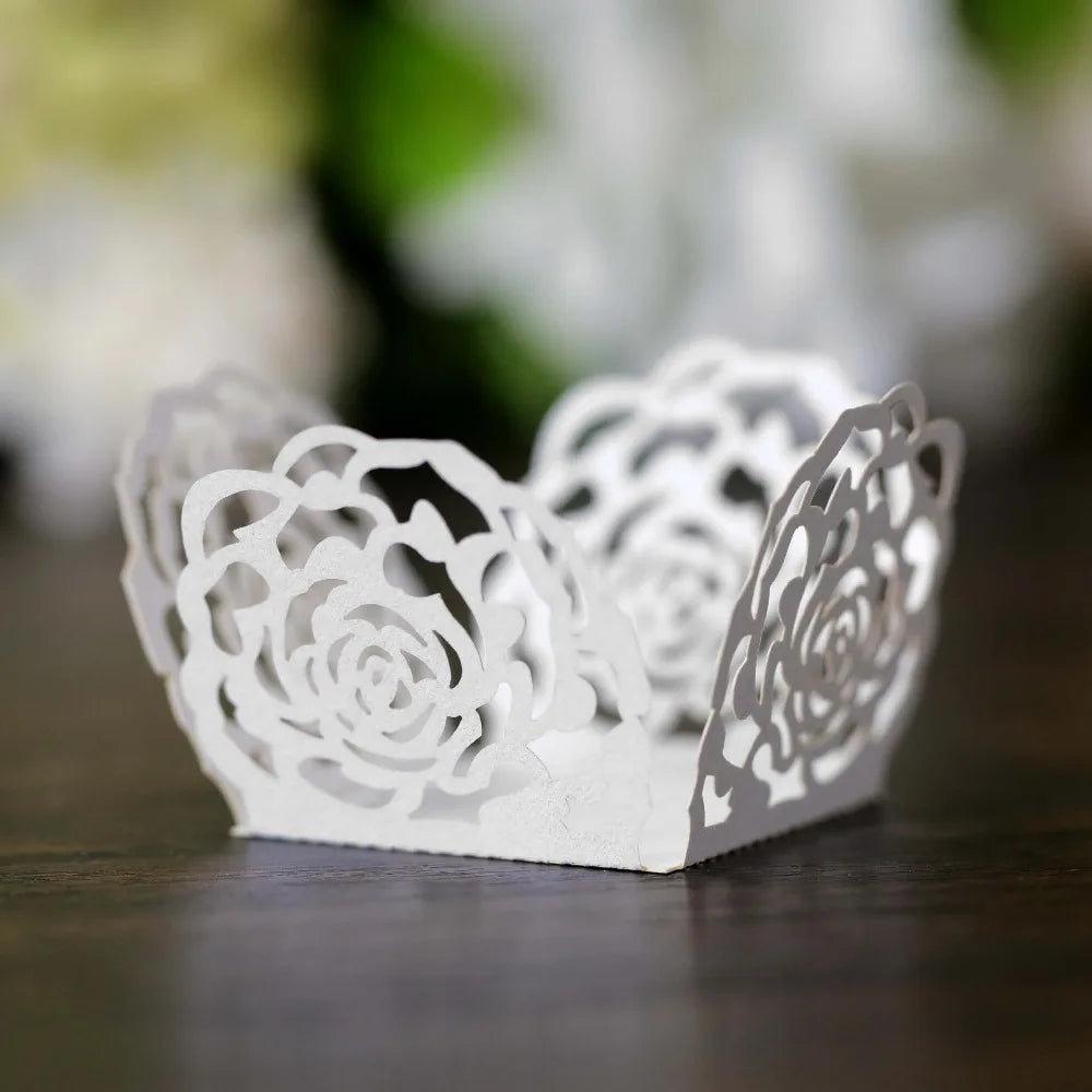 50pcs Porta bombons de Papel Decorativos para Bodas e festas