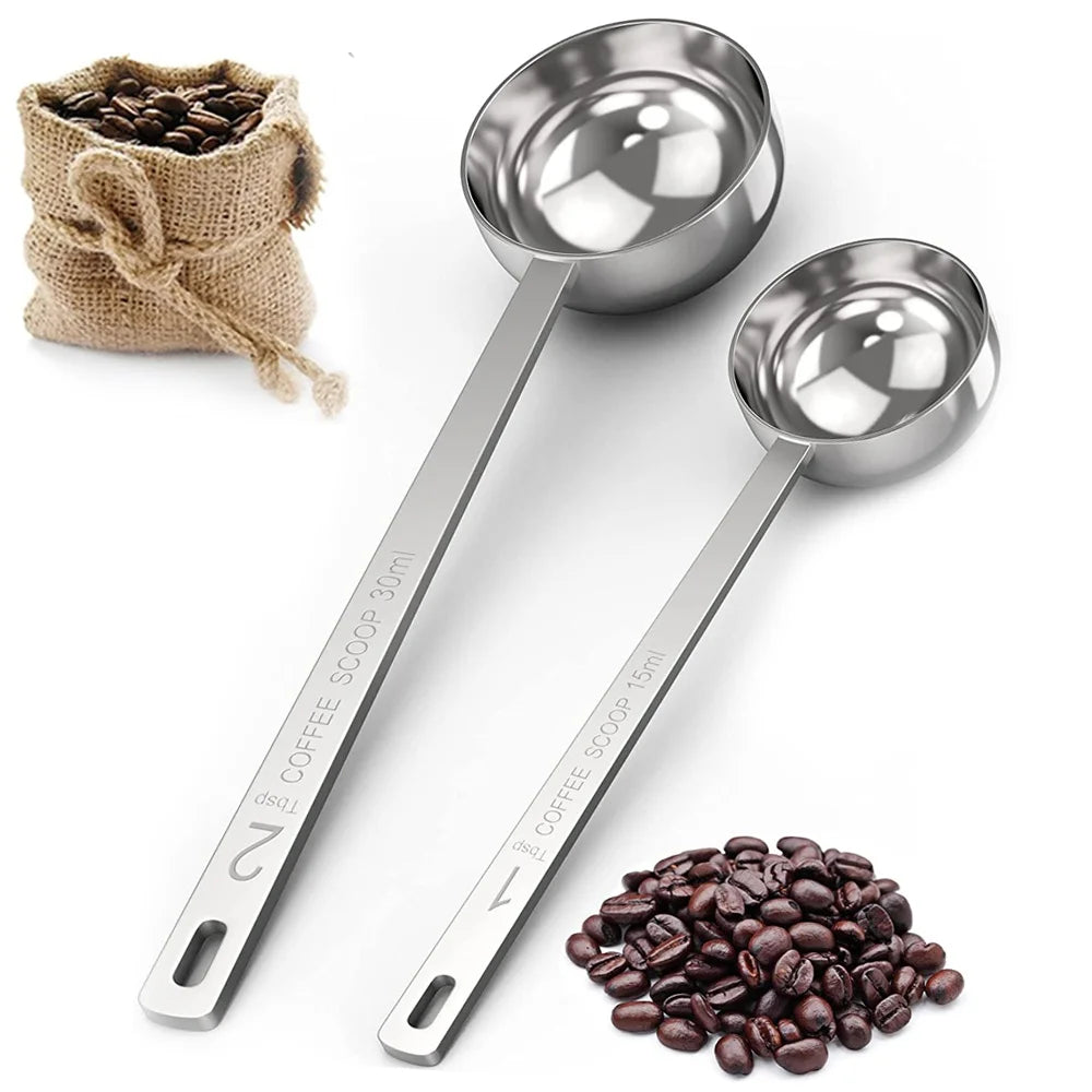 Colher Medidora de Café Aço Inoxidável 1 Unidade 15/30 ml