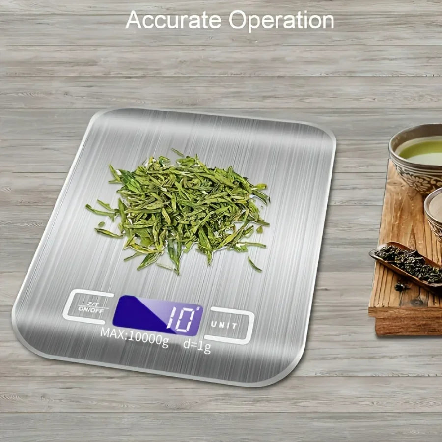 Balança Digital de Cozinha de Alta Precisão(10kg)