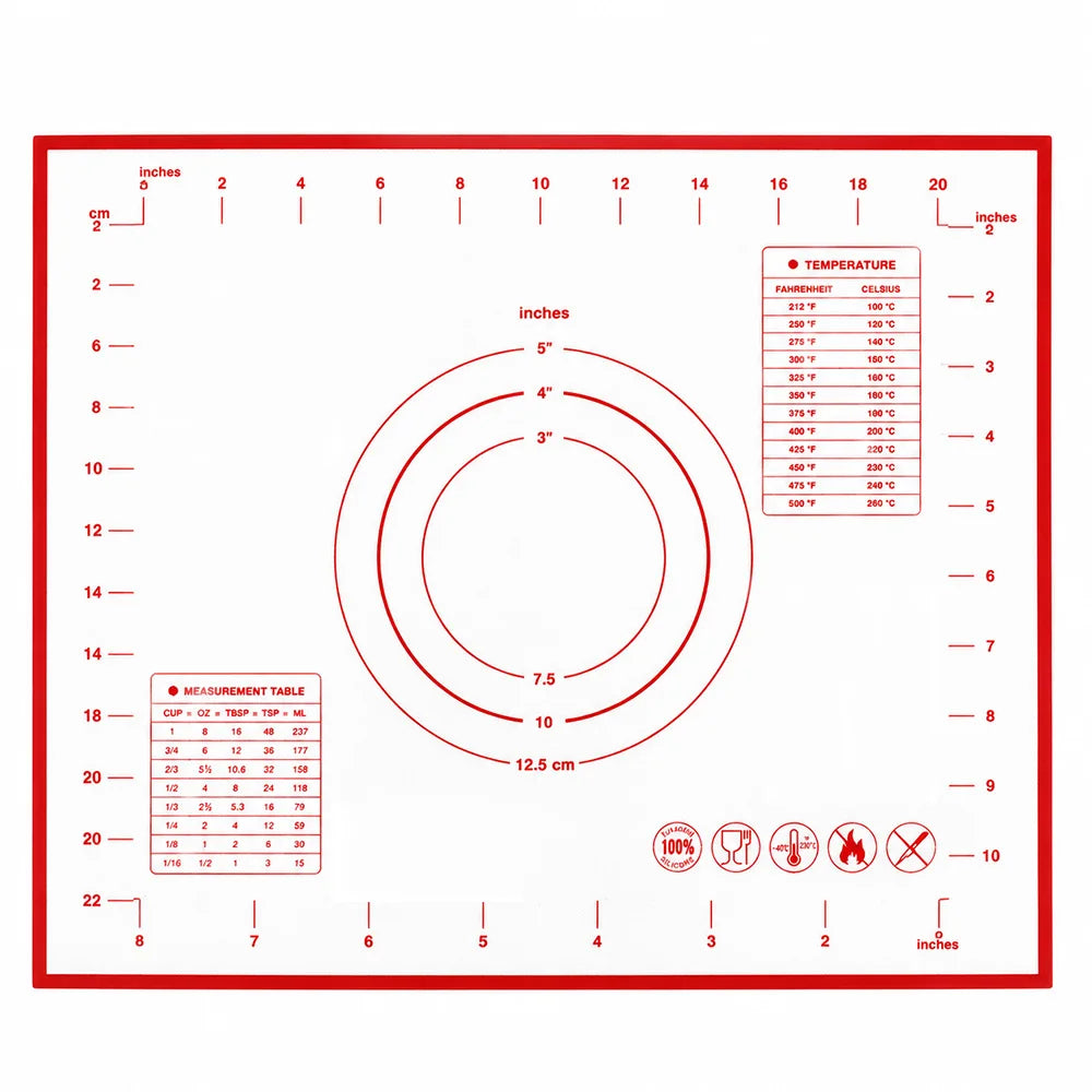 Tapete de Silicone para Massa e Pastelaria