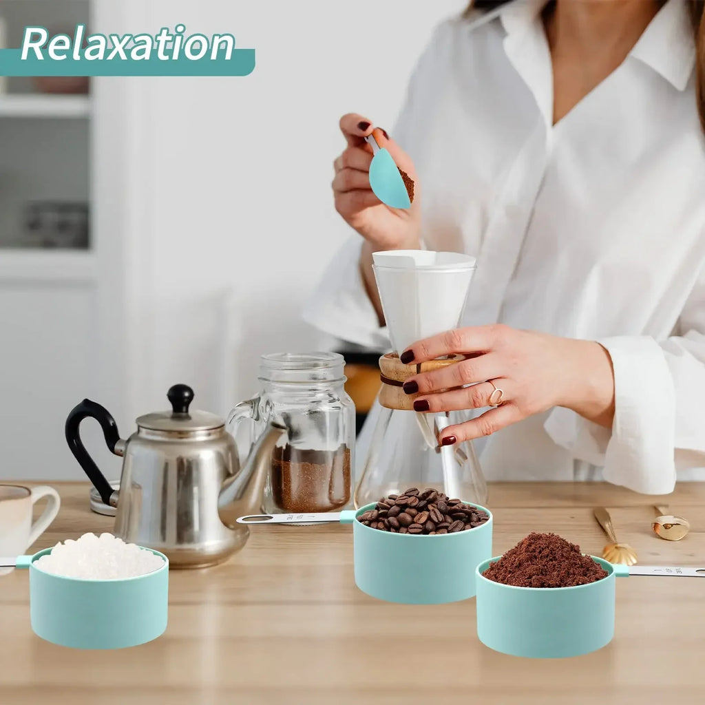 Colher  e Copo Medidor Multiusos para Cozinha