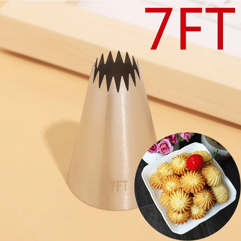 Conjunto 3 Bicos de Confeitar Estrela Aberta ( 7FT, 8FT, 9FT)