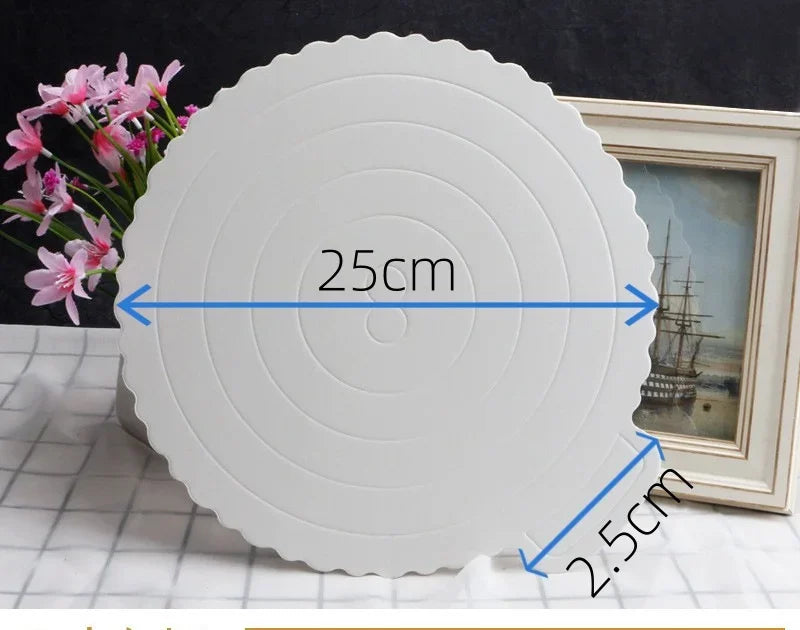 New 1pcs Gold Cake Board Disposable Dessert Tray Cake Base Cardboard for Wedding Birthday Party Baking Accessories Cake Tools