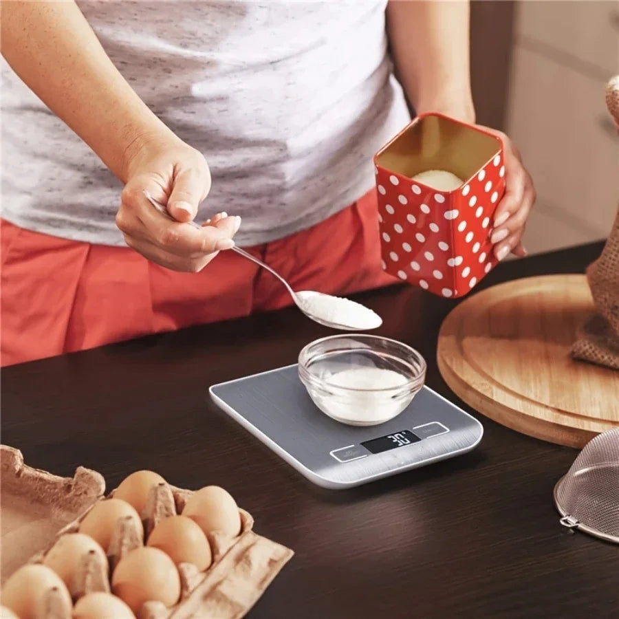 Balança Digital de Cozinha de Alta Precisão(10kg)