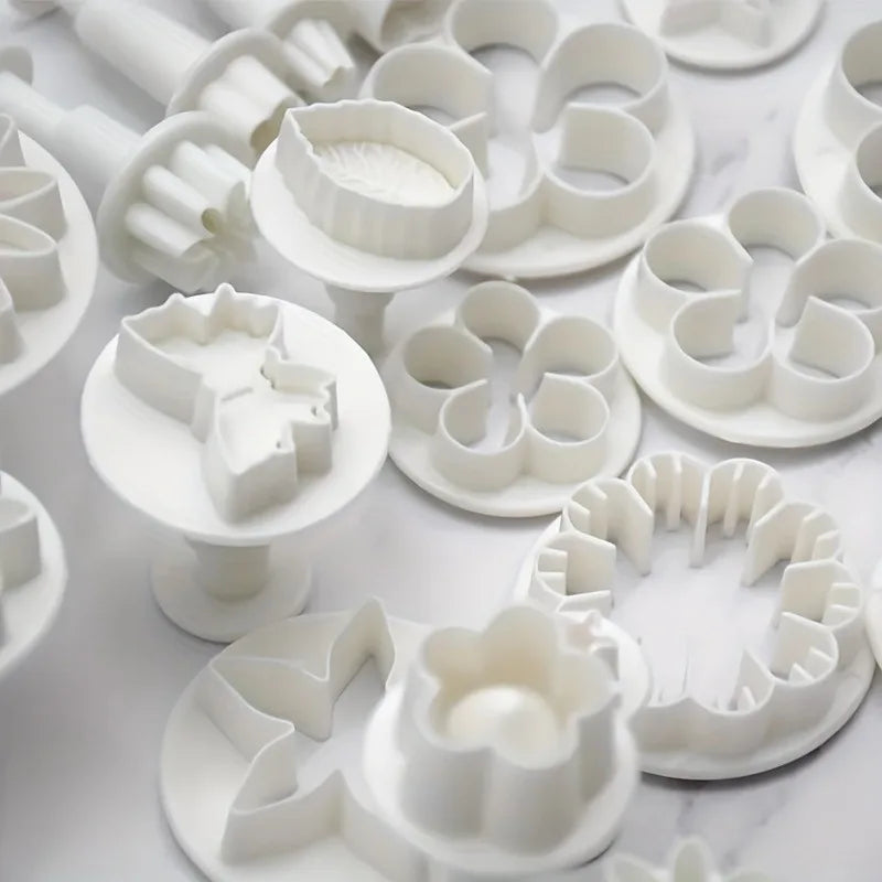 Kit Cortadores com Expulsor para Fondant