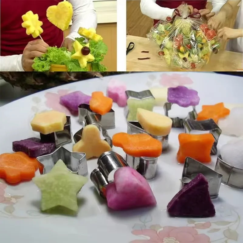 12 Cortadores de Galletas Formas Variadas