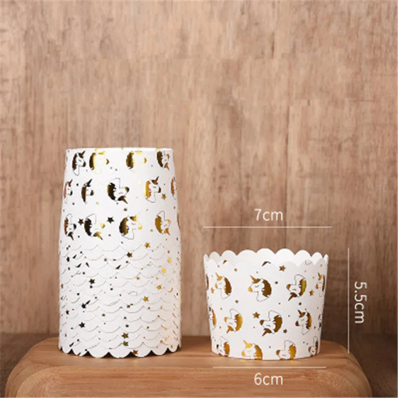 Moldes de Papel para Muffins e Cupcakes