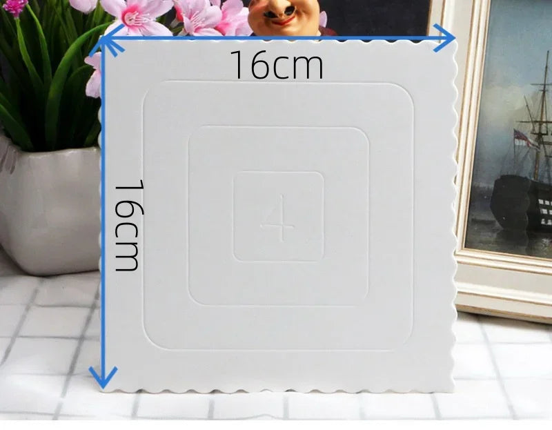 New 1pcs Gold Cake Board Disposable Dessert Tray Cake Base Cardboard for Wedding Birthday Party Baking Accessories Cake Tools