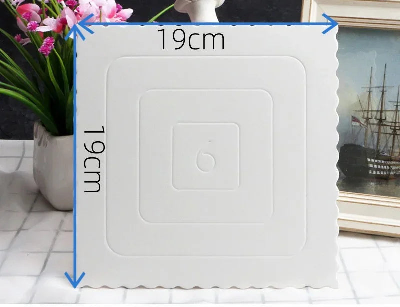 New 1pcs Gold Cake Board Disposable Dessert Tray Cake Base Cardboard for Wedding Birthday Party Baking Accessories Cake Tools