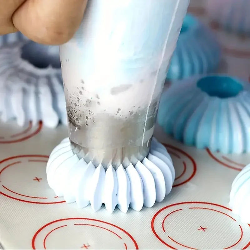 Conjunto 2 Bicos de Confeitar Grandes em Aço Inoxidável