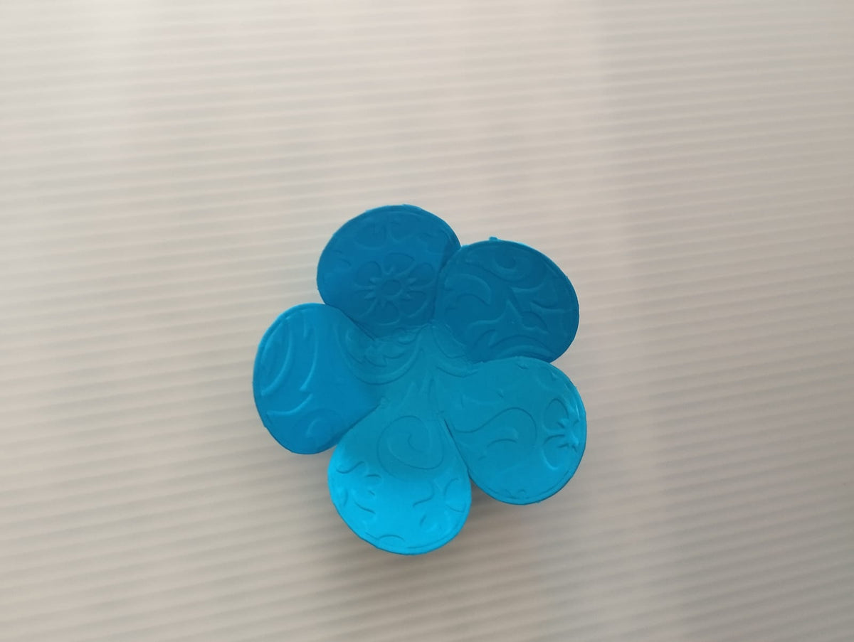 Forminhas Artesanal Flor em papel Texturizado(Alta Gramagem)