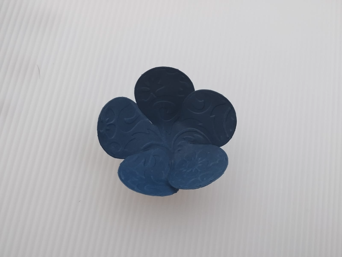 Forminhas Artesanal Flor em papel Texturizado(Alta Gramagem)